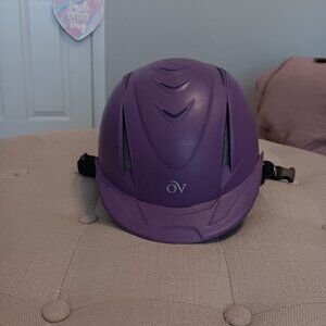 Kids Ovation Equestrian riding helmet size XS/S 48-52 adjustable purple